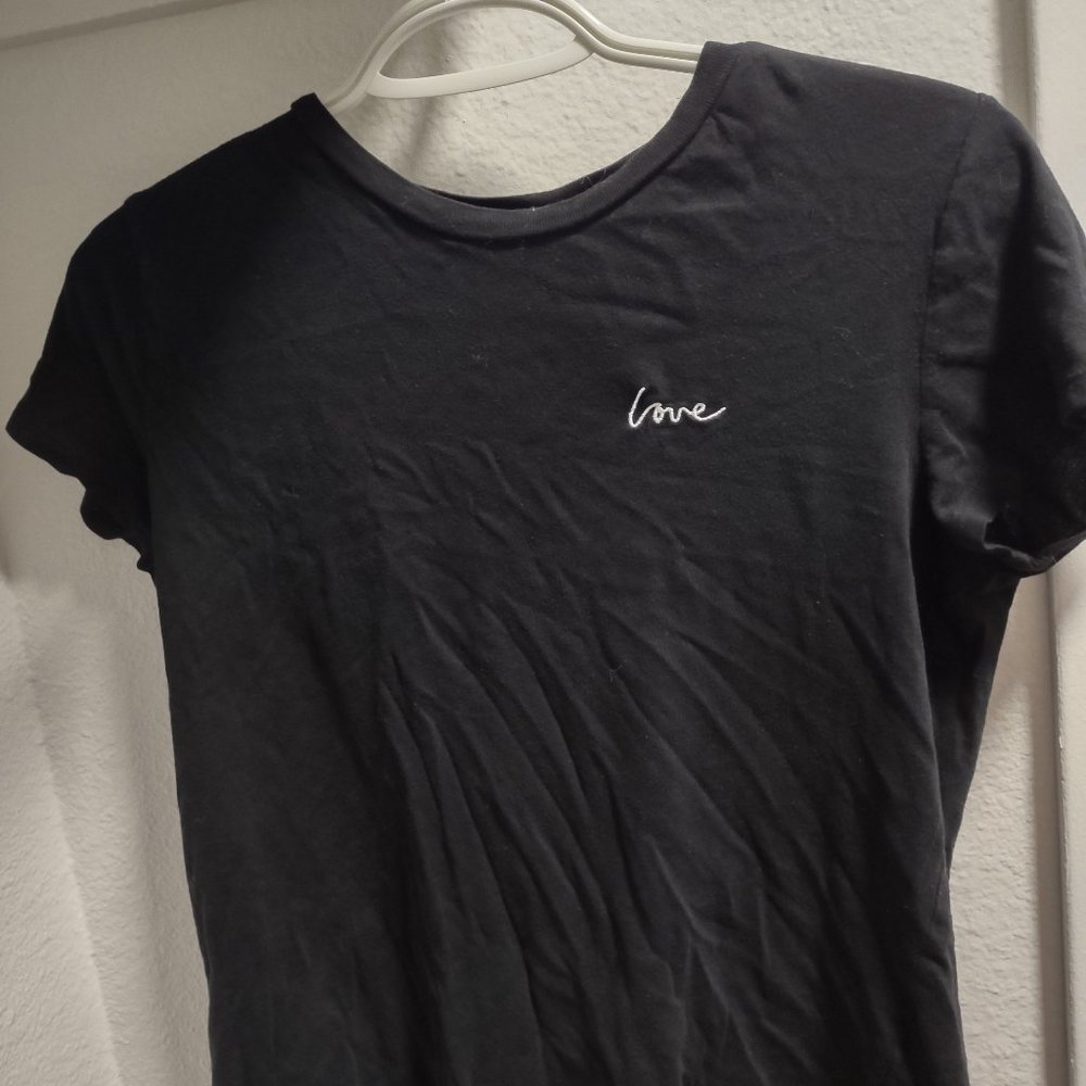Love Black t shirt